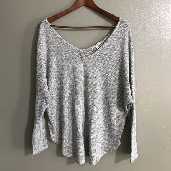 Charlotte Russe Sweaters - Oversized scoop neck knit sweater Charlotte Russe